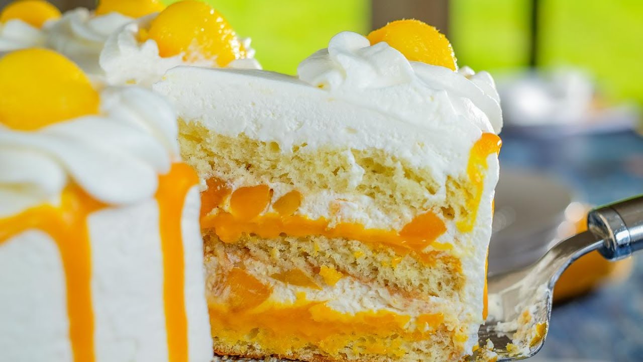 Mango Cake Recipe | Whipped Cream Cake