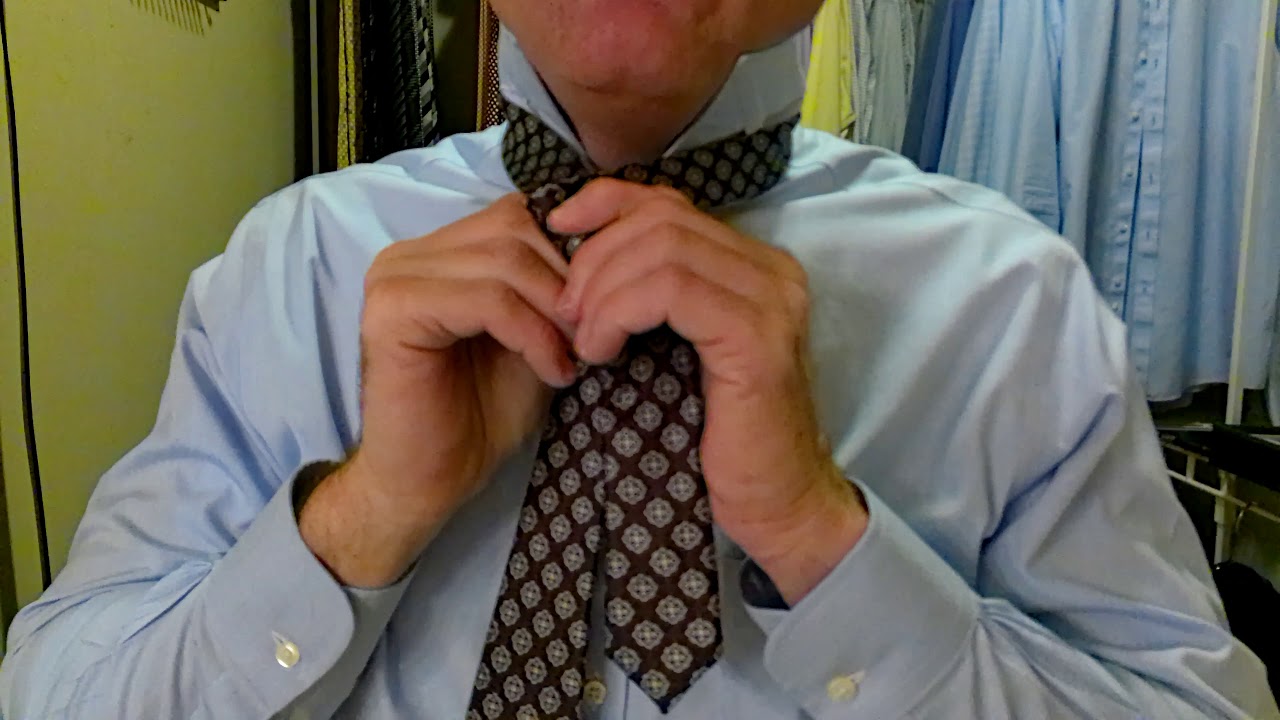 Canali Tie with Zegna Suit and Hermes Belt