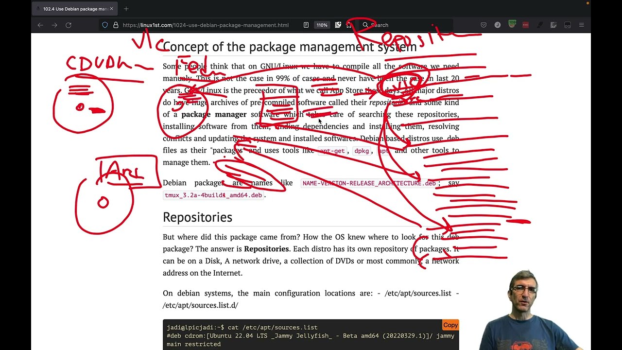 Using Debian Package Managers & Understanding the concept of GNU/Linux Software Repositories