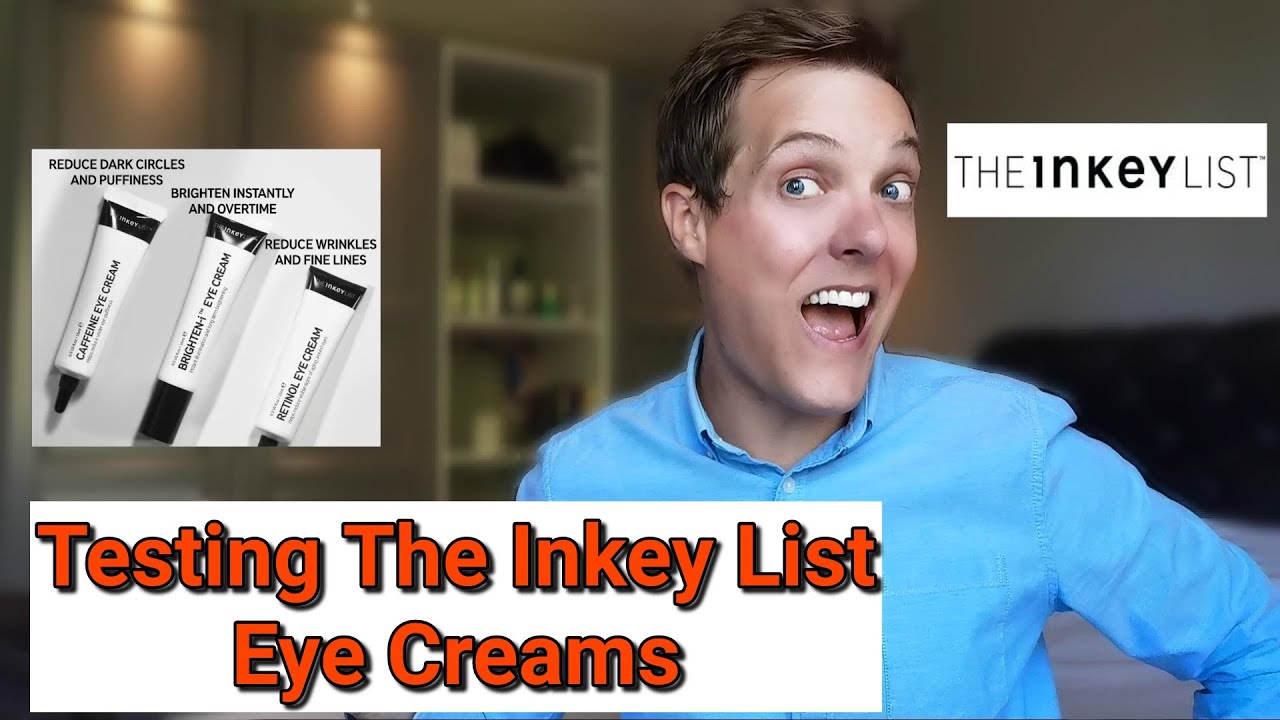 THE INKEY LIST EYE CREAMS tested - best drugstore eye creams? Skincare Expert puts them to the test