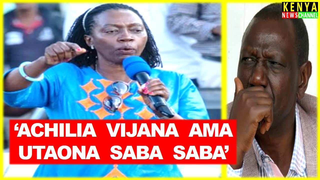 Martha Karua ON FIRE as she joins Gachagua in Narok to Lecture Ruto after Gen Z Protests