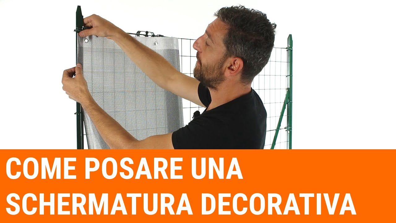Tutorial: come posare un rete ombreggiante decorativa
