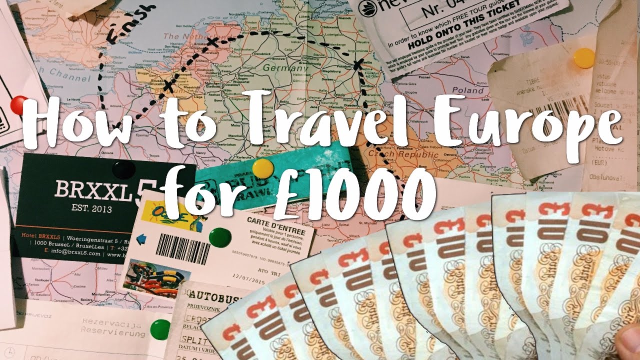 How to Travel Europe for £1000 - Interrail Budget tips