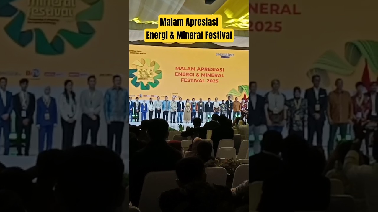 Malam Apresiasi Energi Mineral Festival #energidanmineralfestival #energimineralfestival #kemenesdm