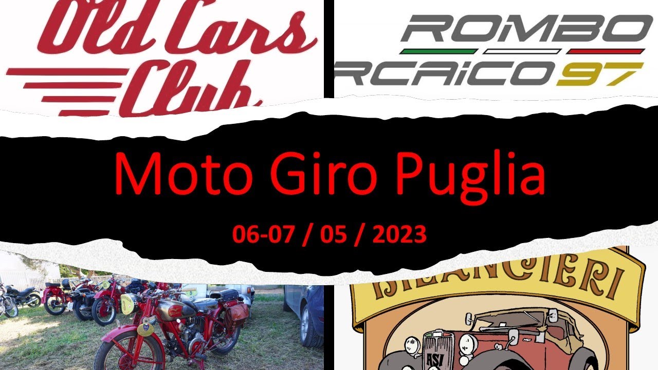 Oggi siamo stati al Moto Giro Puglia di Moto Storiche
