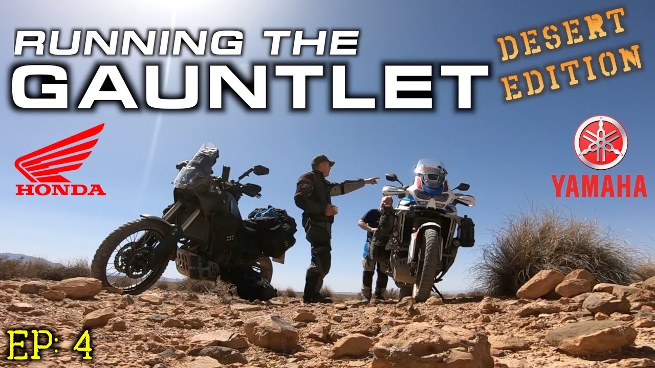 MOROCCO Motorcycle Tour - Ep 4 - Desert Crossing