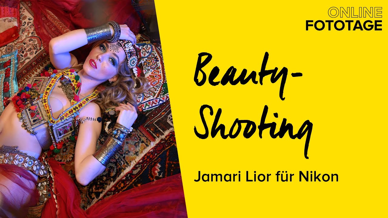 Beauty-Shooting - Jamari Lior für Nikon | Online Fototage Foto Koch #portrait