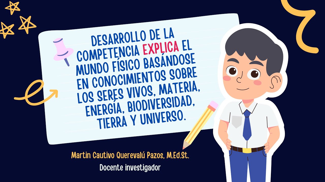 Programa de Actualización Docente MINEDU - Competencia Explica del área de Ciencia y Tecnología.
