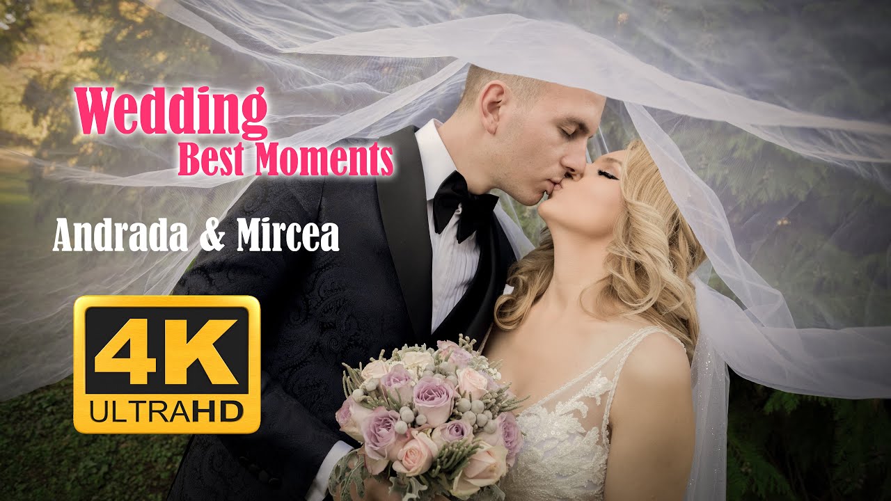 ANDRADA & MIRCEA, WEDDING 4K BEST MOMENTS WITH DRONE, BUCHAREST, ROMANIA