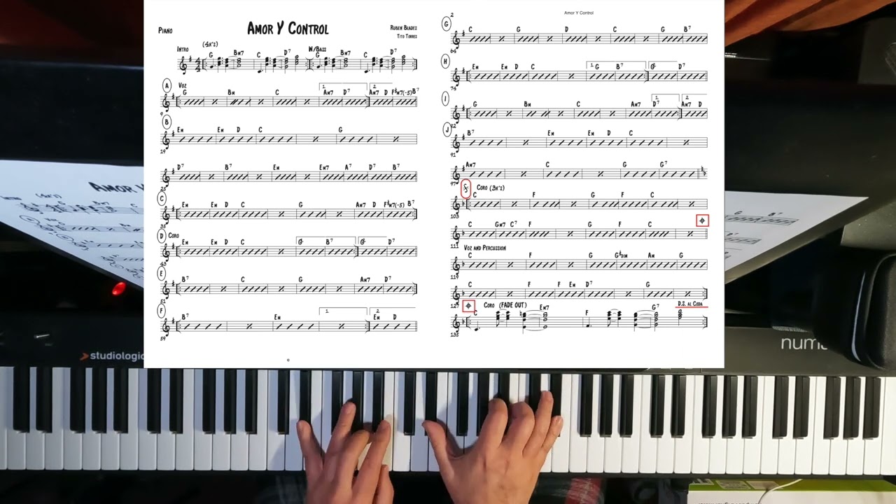 Amor y Control - Piano Demo