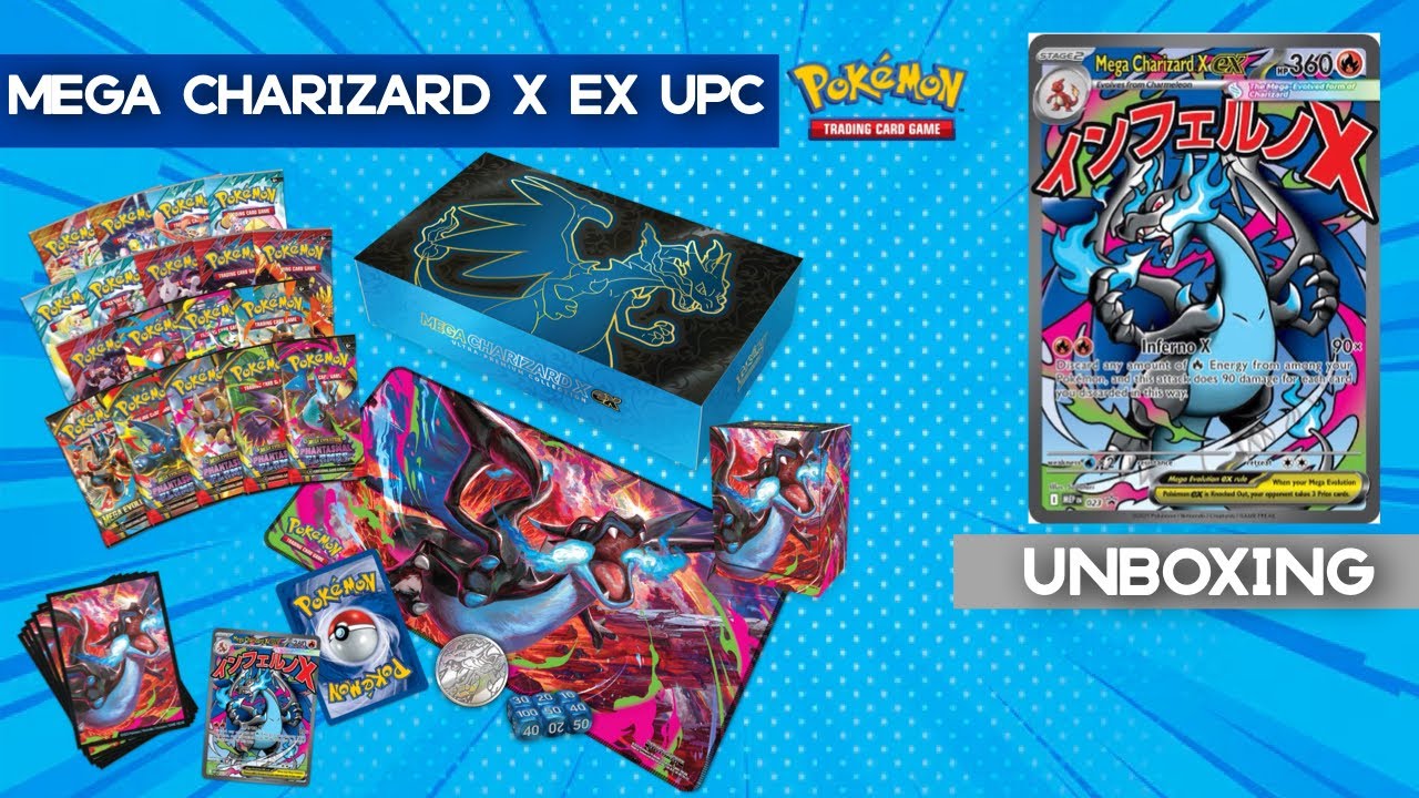 Unboxing - Mega Charizard X EX UPC