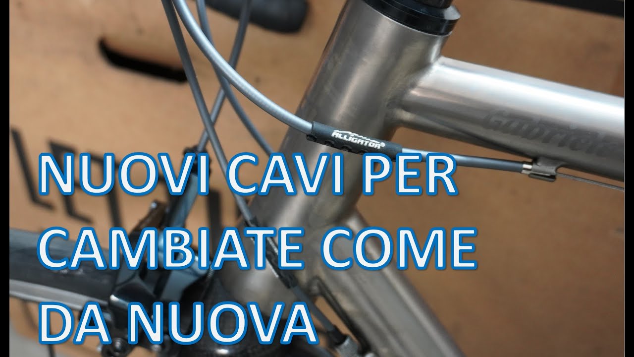 Cambiare cavi e guaine: prestazioni di cambiata come da nuova.