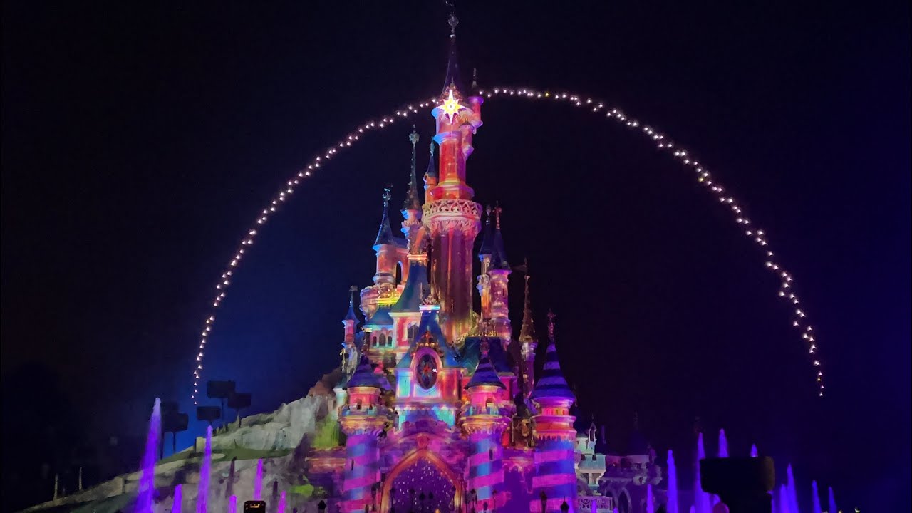 [4K] NEW VERSION Disney D-Light - Full Show (with 200 drones) | Disneyland Paris 30th Anniversary