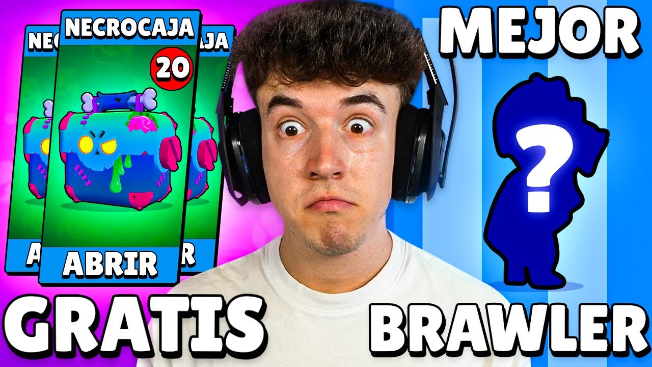 ABRO 20 NECROCAJAS Y ME TOCA EL MEJOR BRAWLER ACTUALMENTE de BRAWL STARS