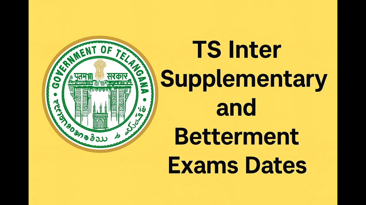 TS Inter Supplementary & Improvement Exams 2025:Dates, Revaluation, Recounting Process & Fee Details