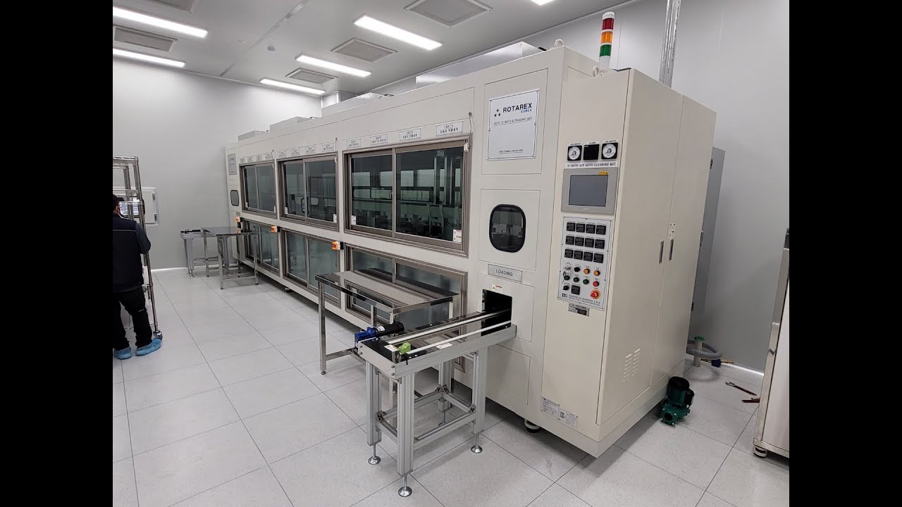 크린룸 전자동 산업용 초음파 세척기 Auto ultrasonic cleaner 진동부,발진기,초음파발생장치 DHAC-12BATH