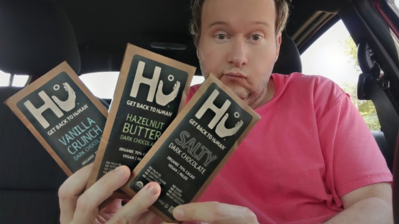 HU Kitchen vanilla crunch dark salty  Chocolate Bar Review