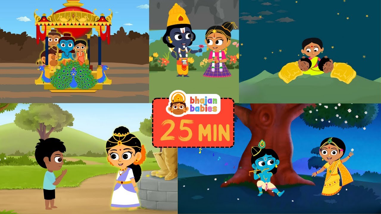 Bhakti ka Sangeet! 🎵 Hindi Bhajans for Kids | Bhajan Babies Special 30 Minute Compilation
