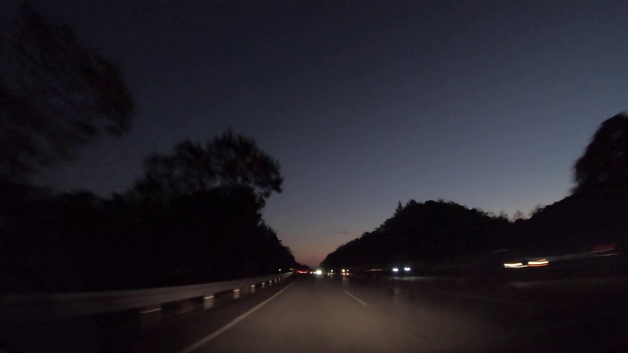 [4K] 車窓 山陽道【徳山東】→【山口南IC】→【嘉川IC】→山口宇部空港 GoPro タイムワープ 2020/12/2
