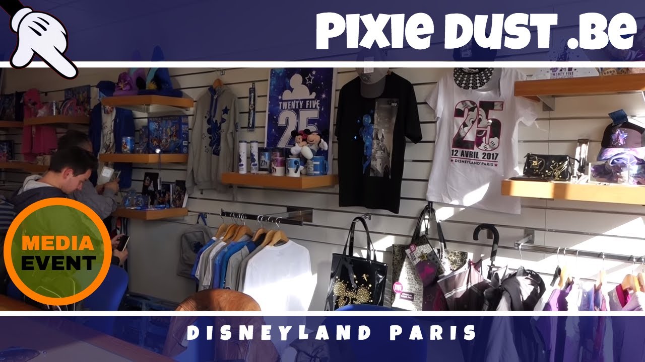 Exclusive Fan Media Event Disneyland Paris Merchandise 25th Anniversary 2017