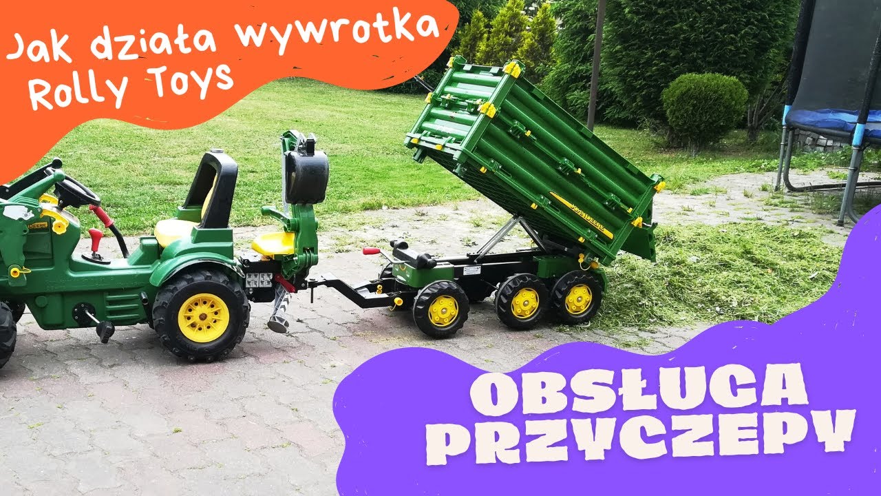 Obsługa przyczepy | Jak działa wywrotka Rolly Toys