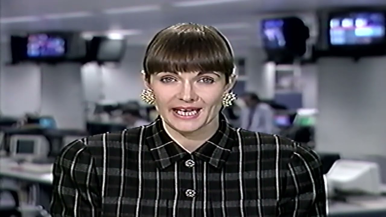 itn news and weather     January 12th 1992      vhs