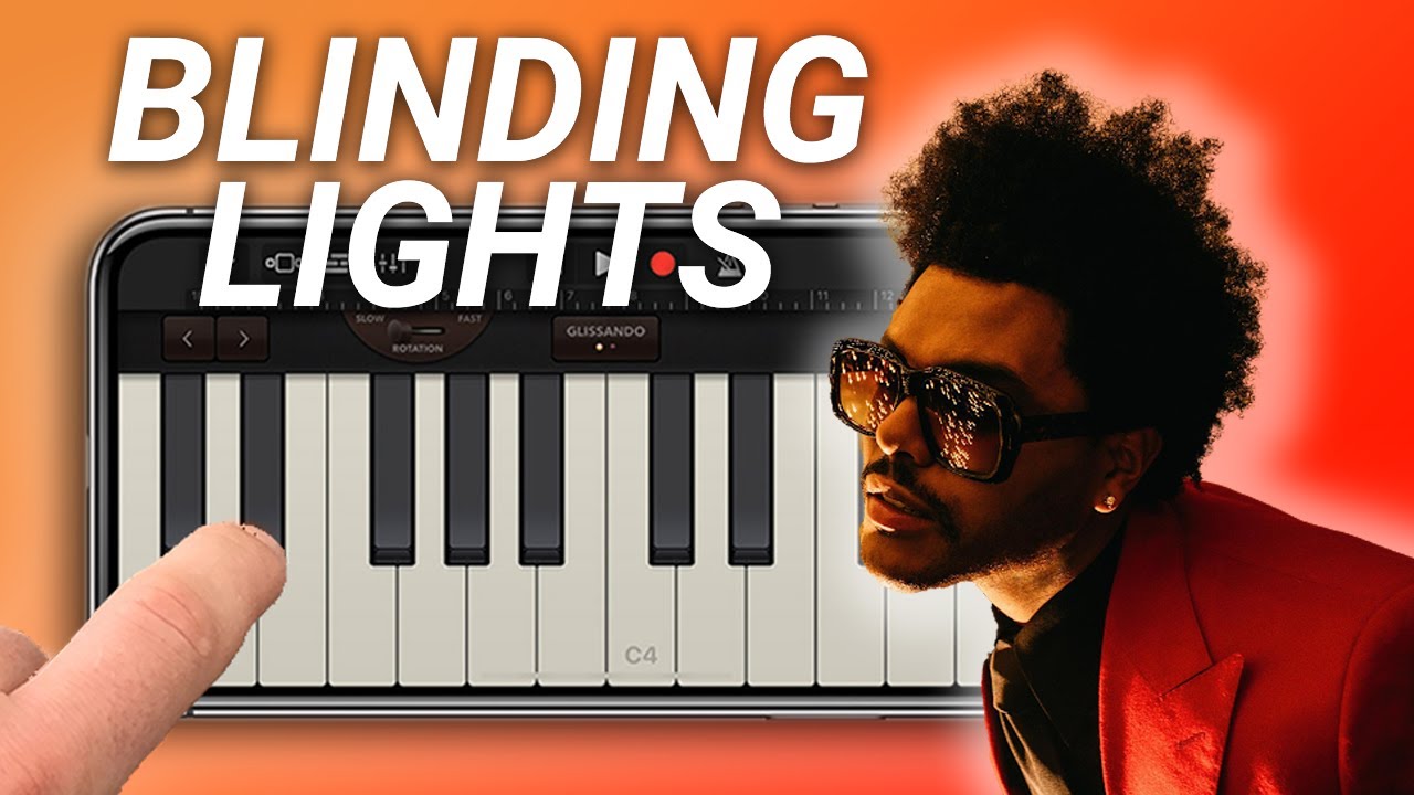 Blinding Lights - The Weeknd on iPhone (GarageBand Cover)