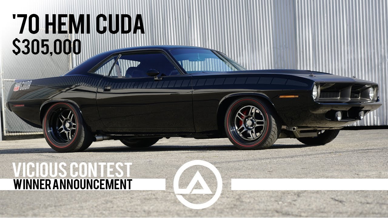 $305,000 1970 AAR Hemi Cuda | Vicious Contest Winner Announced!