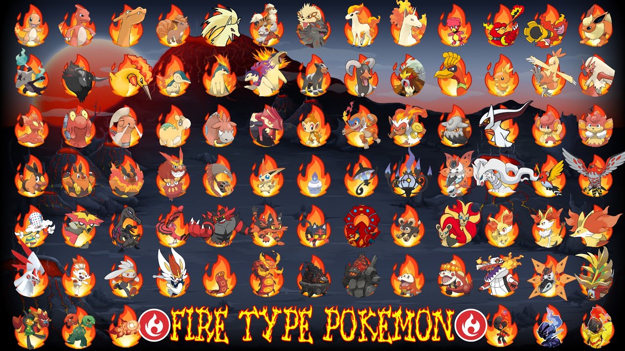 All Fire Type Charizard...I mean Pok&eacute;mon :P