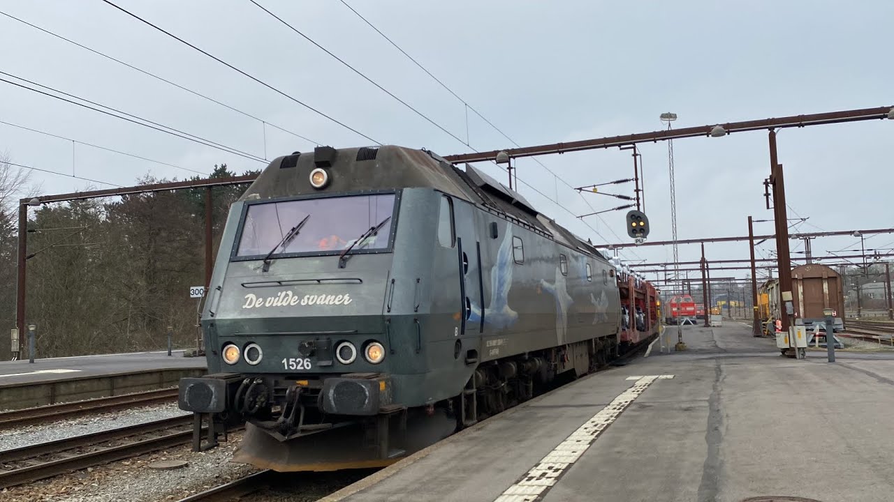 Tog på Fredericia St! | Train’s at Fredericia St! (“ME de vilde svaner” + røde IR4/ER!)