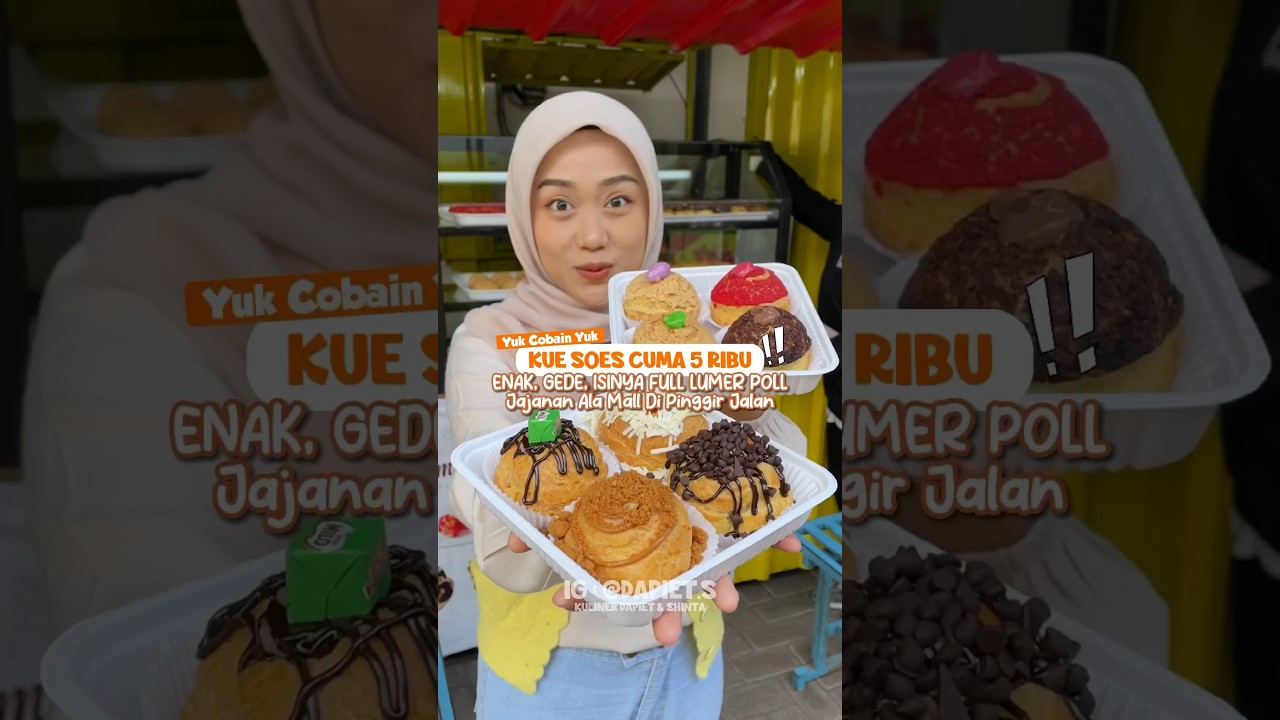 Kue Sus Termurah Ini! Cuma 5rb‼️ Di Suhat Malang #kuliner #kulinermalang #malang