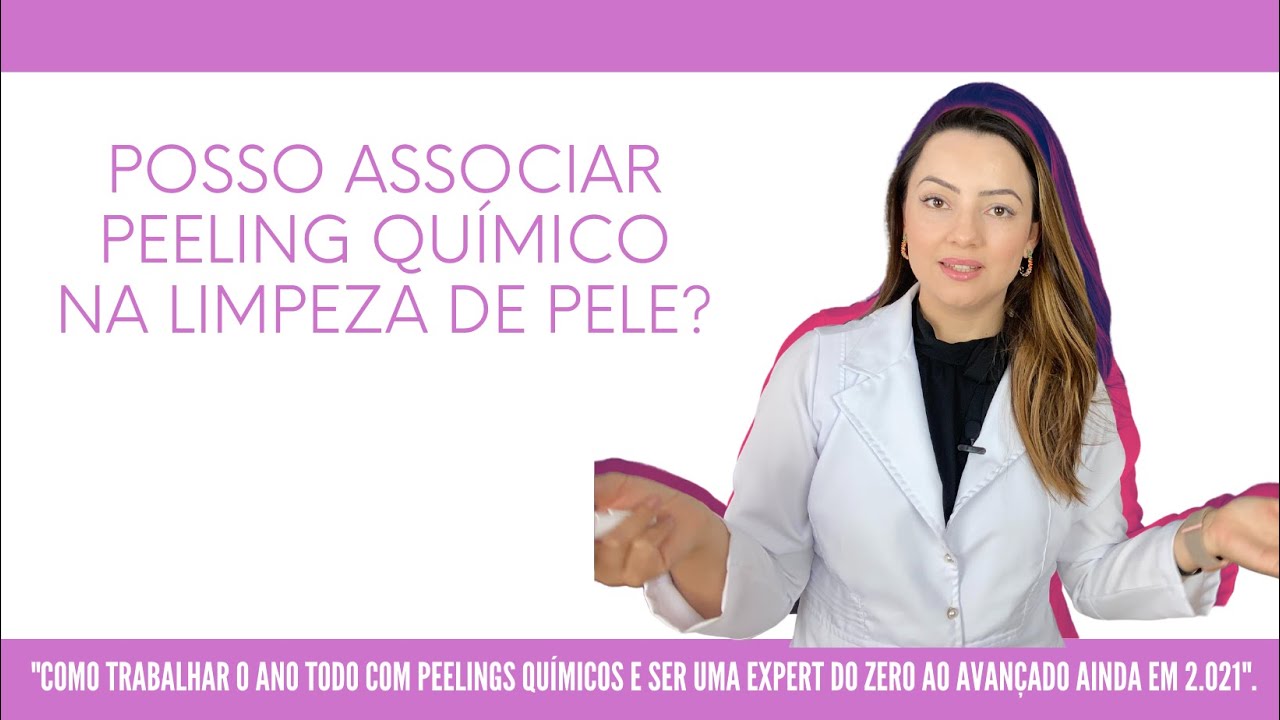 Posso associar peeling químico na limpeza de pele?