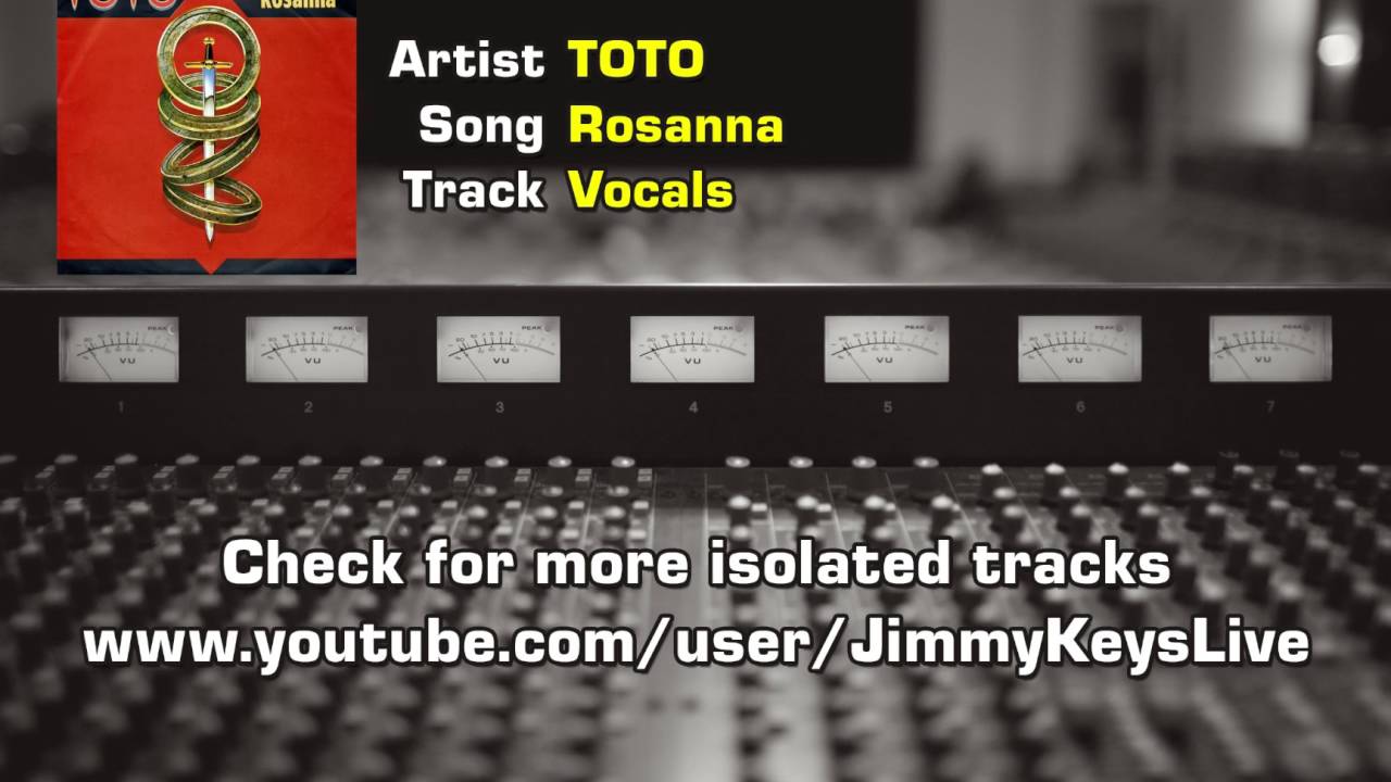 TOTO - Rosanna Isolated vocal track