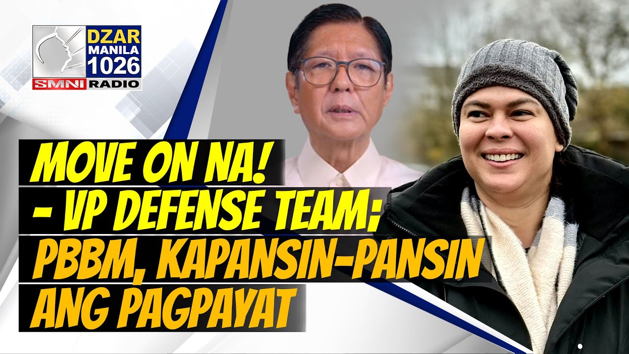 MakiAlam: MOVE ON NA! - VP Sara defense team; PBBM, kapansin-pansin ang pagpayat