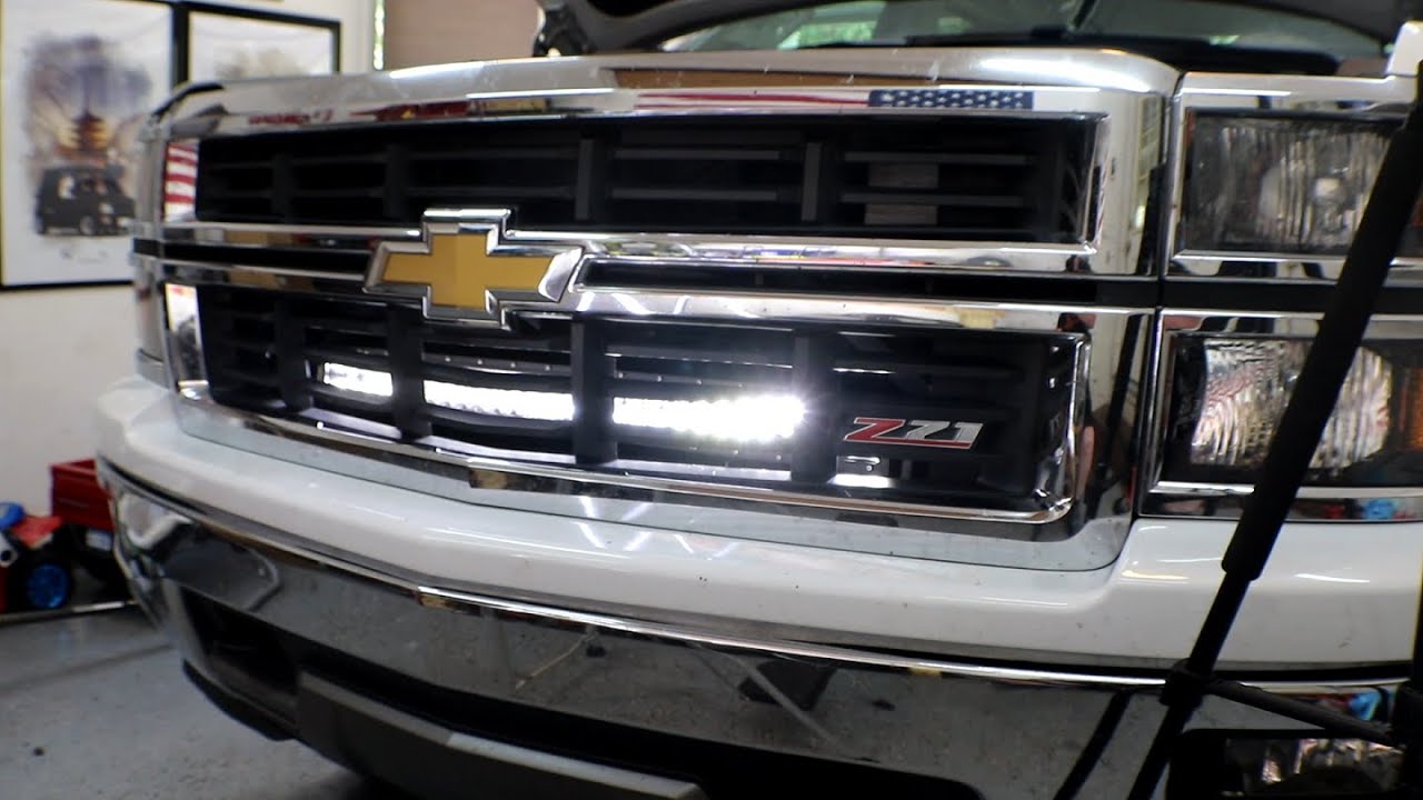 2014 Silverado Light Bar Install