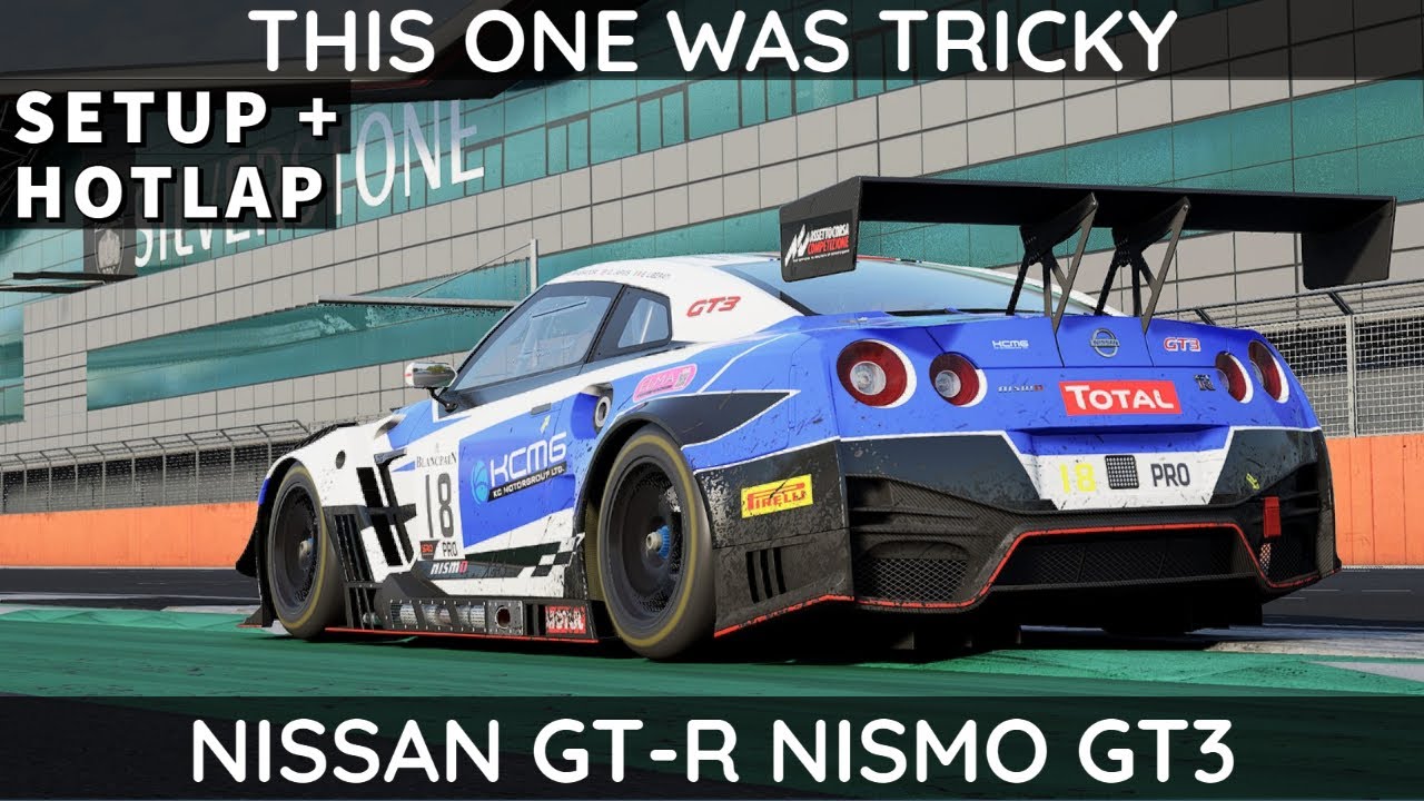 ACC | Nissan GT-R Nismo GT3 2018 @ Silverstone | Setup walk-through | Hotlap |