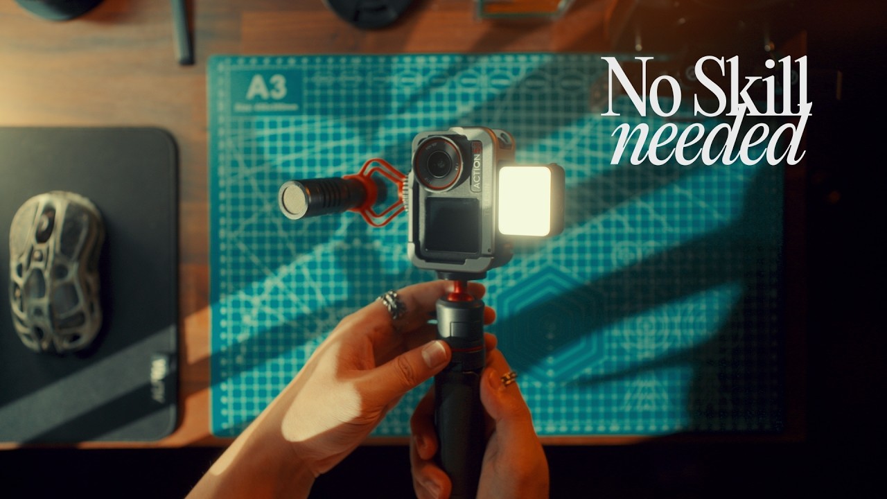 Благодаря этой настройке для начинающих, мой DJI Osmo Action 5 Pro выглядит просто кинематографично.
