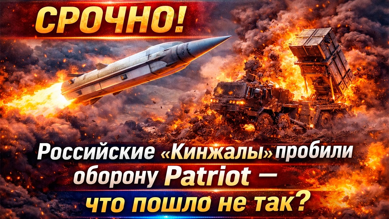 СРОЧНО! Российские «Кинжалы» пробили оборону Patriot — что пошло не так?