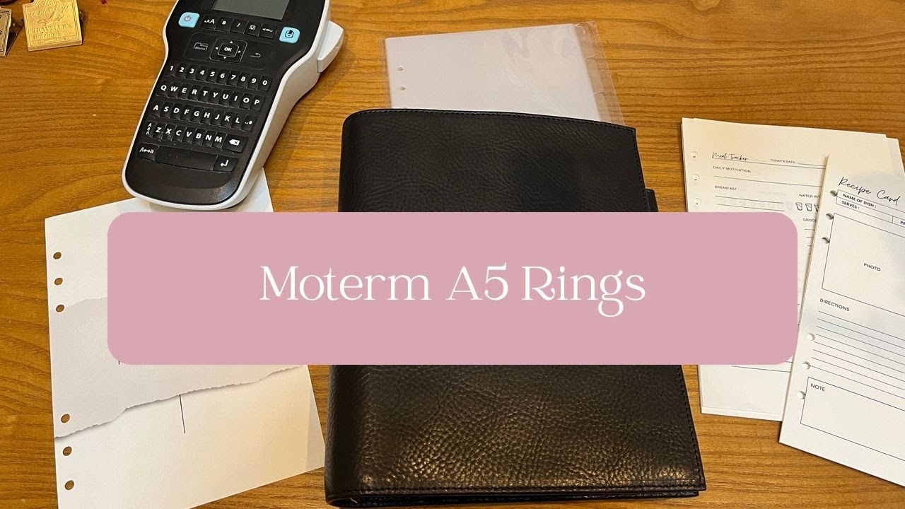 Setting up my Moterm A5 Rings as a Weight Loss Planner