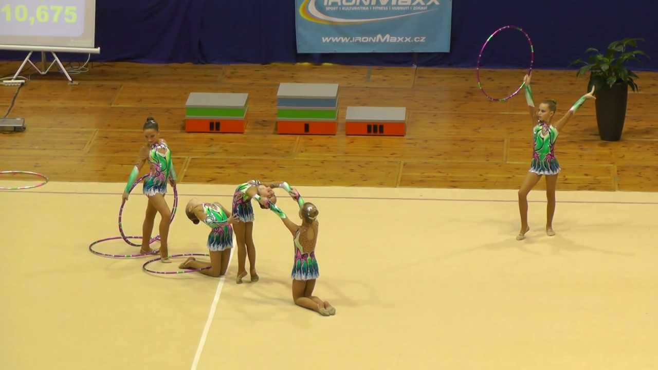 Moderní gymnastika MČR společné skladby