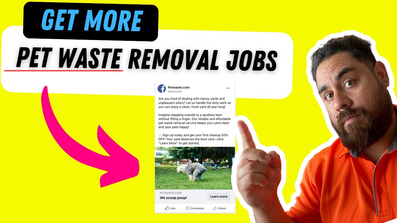 Pet Waste Removal Business Facebook Ads | Facebook Ads for Dog Poop Scoopers