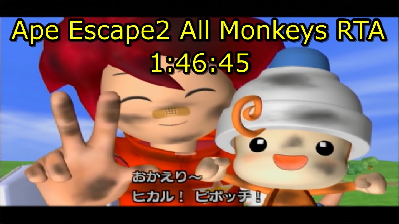 サルゲッチュ２(Ape Escape2) | All Monkeys RTA | 