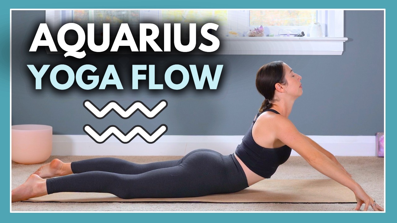 30 min Aquarius Yoga Flow - VISIONARY POWER