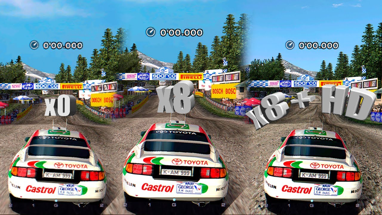 Gran Turismo 4-Native/8K/8K+HD pack (Сomparison)