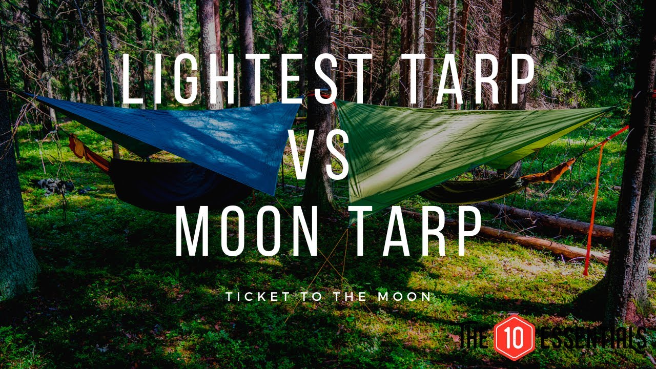 Vertailussa: Ticket to the Moon Lightest tarp ja Moon tarp