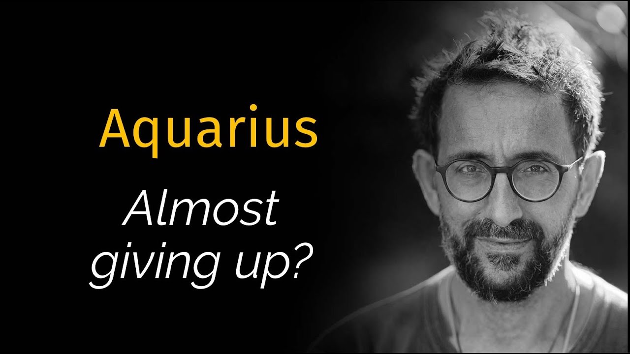 AQUARIUS - Almost giving up? (Jan Midmonth, Tarot Reading)