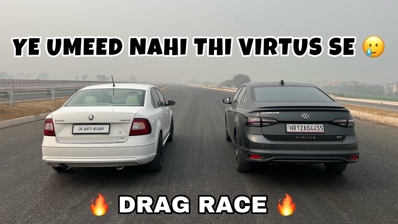 TUNED RAPID 1.0 VS VIRTUS GT 1.5 : DRAG RACE 🔥