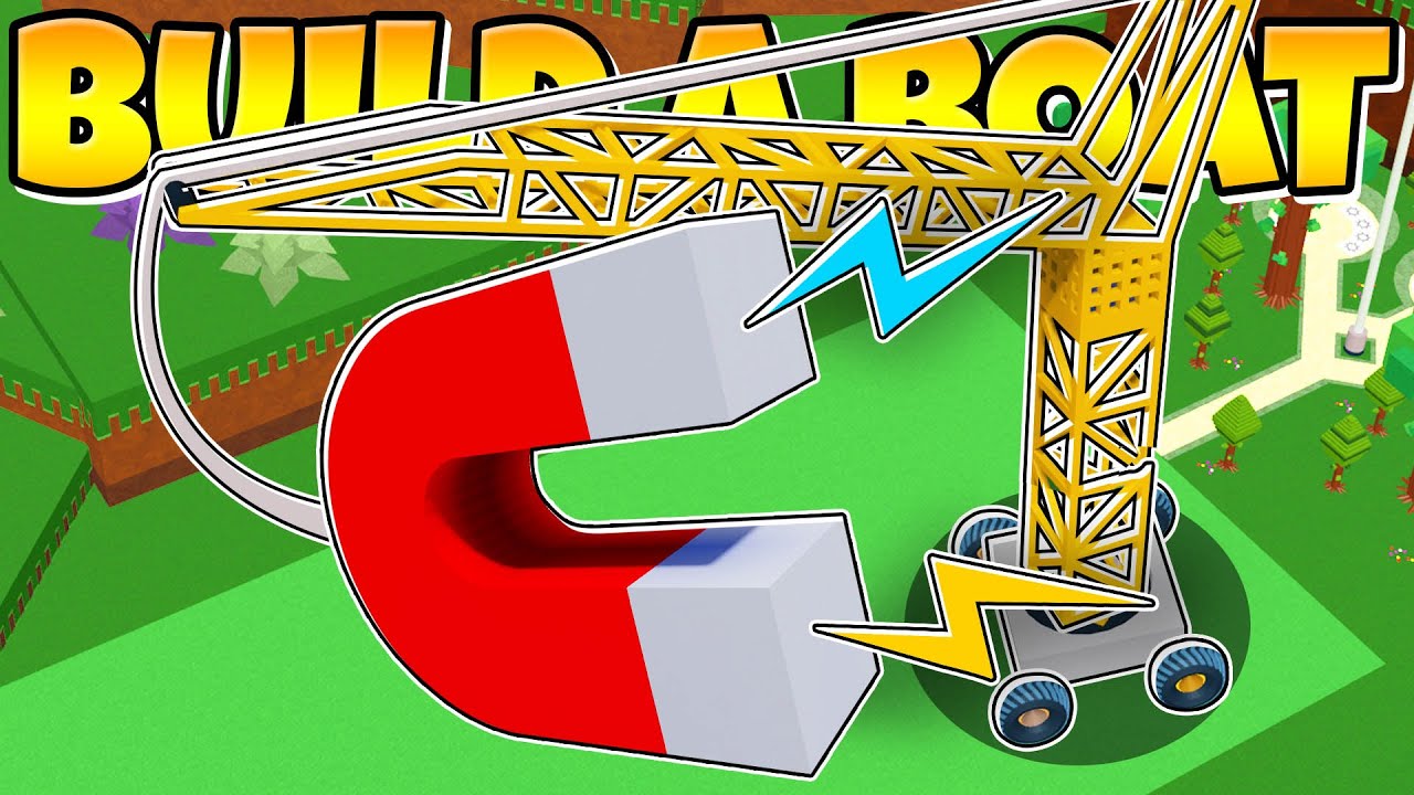 THIS GIANT MAGNET DESTROYED EVERYTHING! Roblox Build a Boat