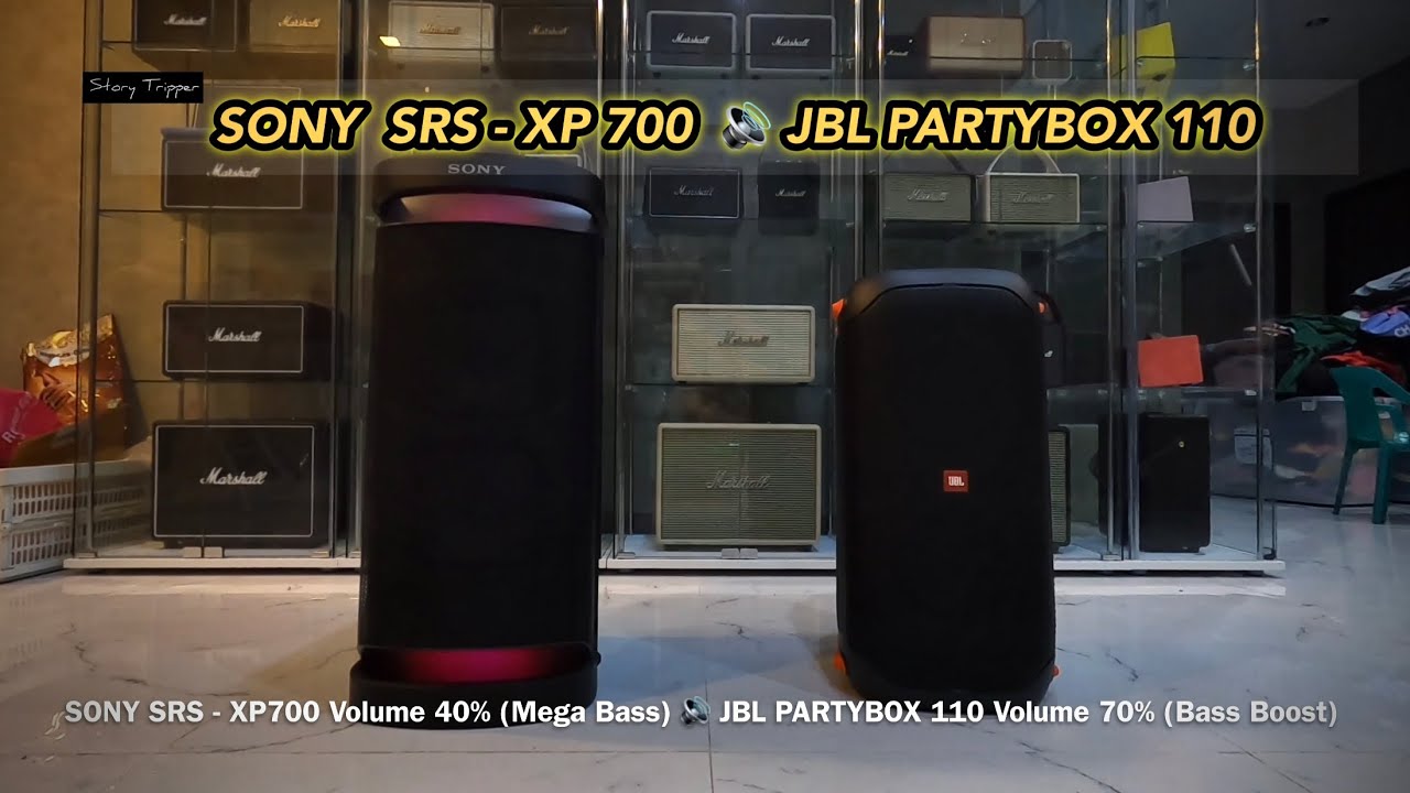 SONY SRS - XP700 vs JBL PARTYBOX 110