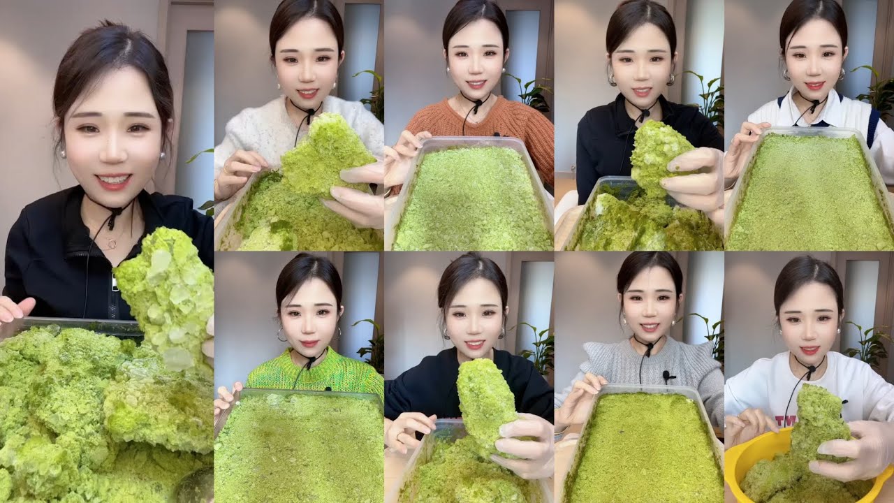 YY DRY HEAVY MATCHA ICE EATING / YY ICE EATING ASMR